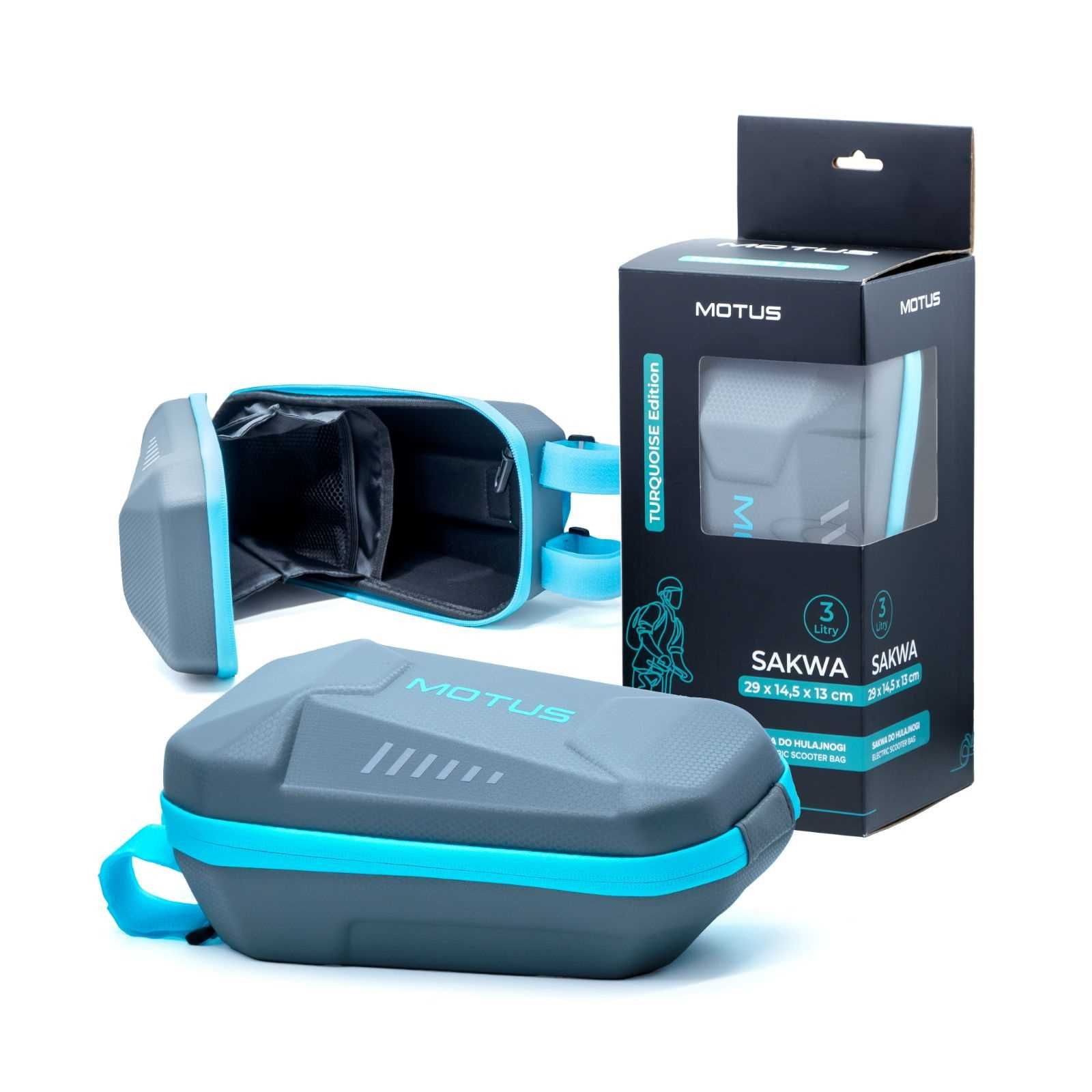 Torba Sakwa Motus rozmiar 3L TURQUOISE EDITION do hulajnogi elektrycznej