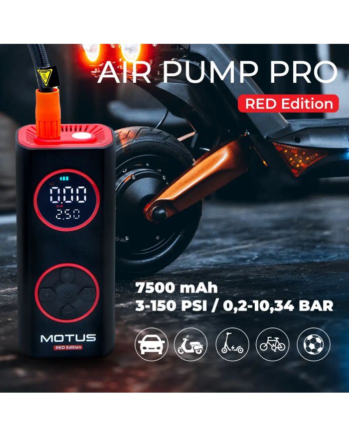 Kompresor pompka elektryczna Motus Airpump Pro Red Edition