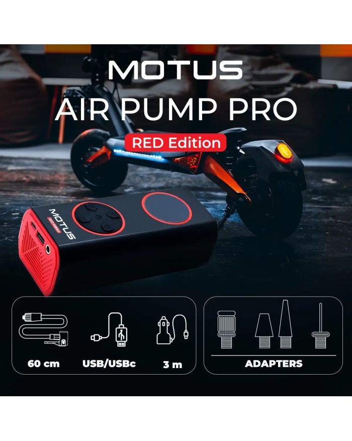 Kompresor pompka elektryczna Motus Airpump Pro Red Edition