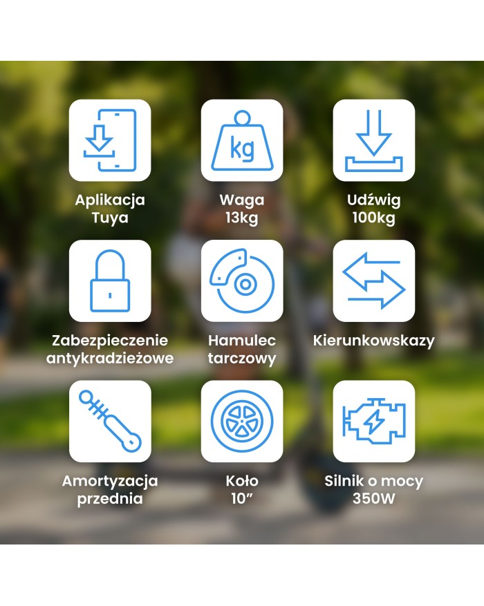 Hulajnoga elektryczna Motus Scooty 10 Elite