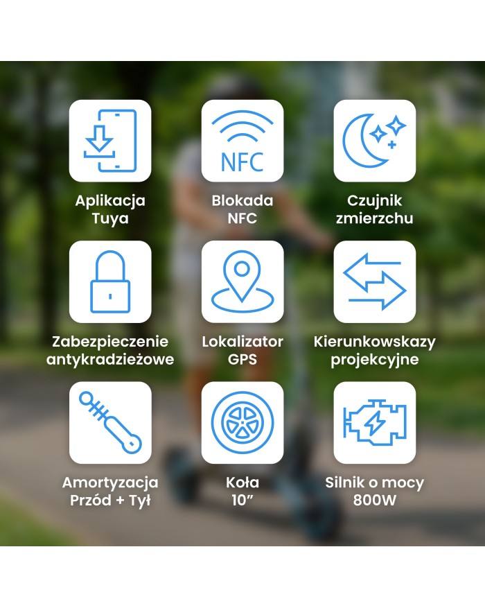 Hulajnoga elektryczna Motus Scooty 10 Max