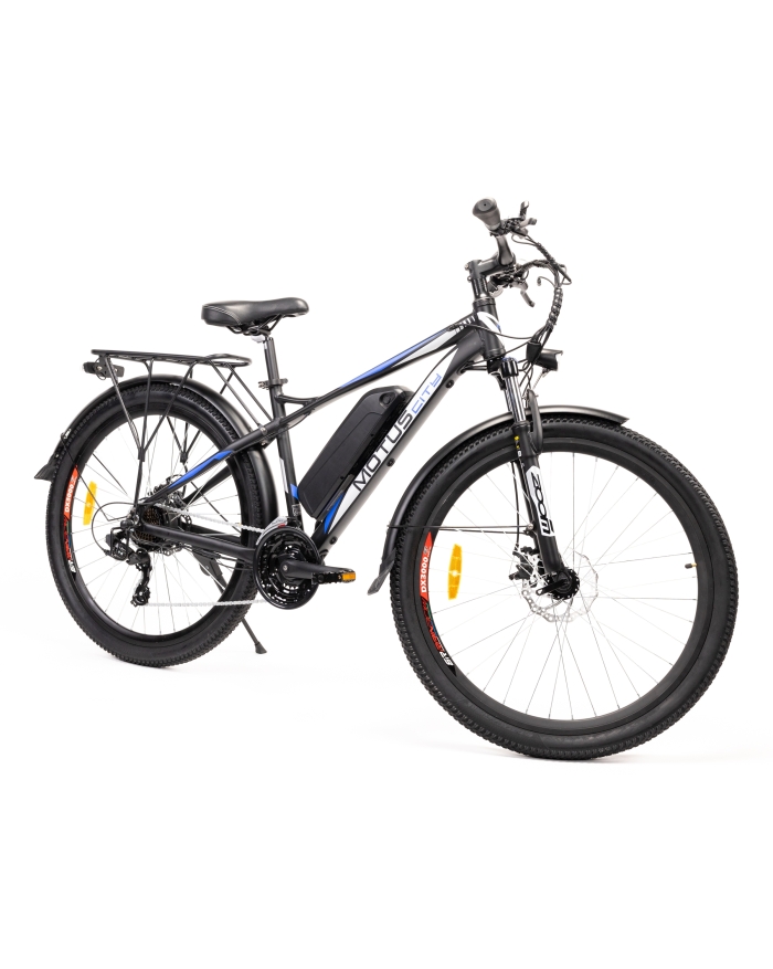 Rower elektryczny Motus City Black czarny rama 43 cm