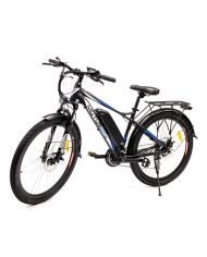Rower elektryczny Motus City Black czarny rama 43 cm