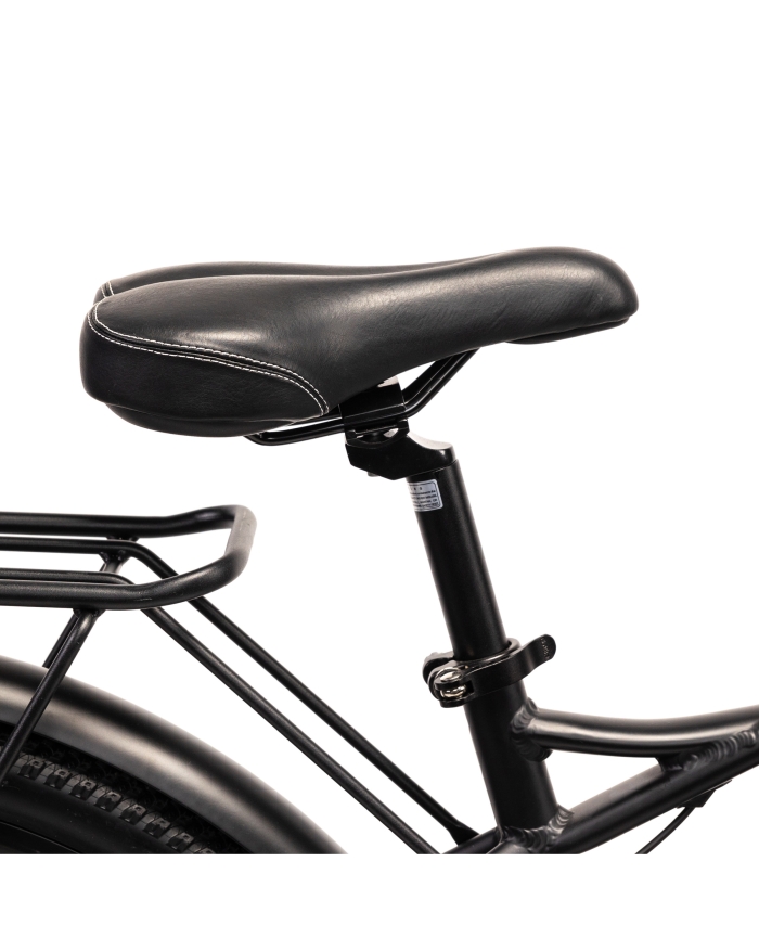 Rower elektryczny Motus City Black czarny rama 43 cm