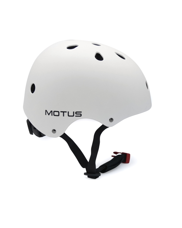 Regulowany kask MOTUS biały r. L na rower, hulajnogę elektryczną