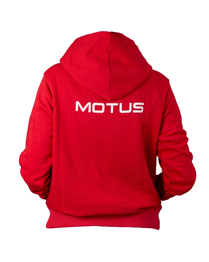 Bluza damska MOTUS z kapturem rozmiar XS/S kolor czerwony