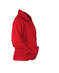 Bluza męska MOTUS z kapturem rozmiar M/L kolor czerwony