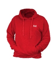 Bluza męska MOTUS z kapturem rozmiar XL/XXL kolor czerwony